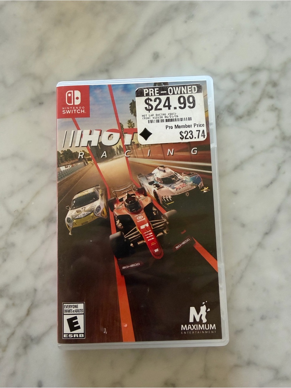 Nintendo switch Hot Racing game